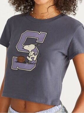 Aeropostale Snoopy State Vintage Fit Graphic Tee size medium EUC